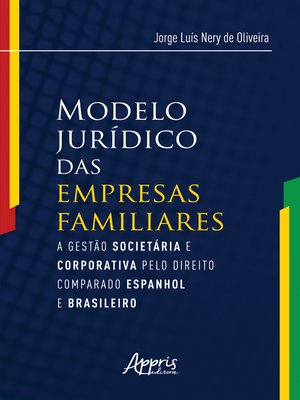 cover image of Modelo Jurídico das Empresas Familiares